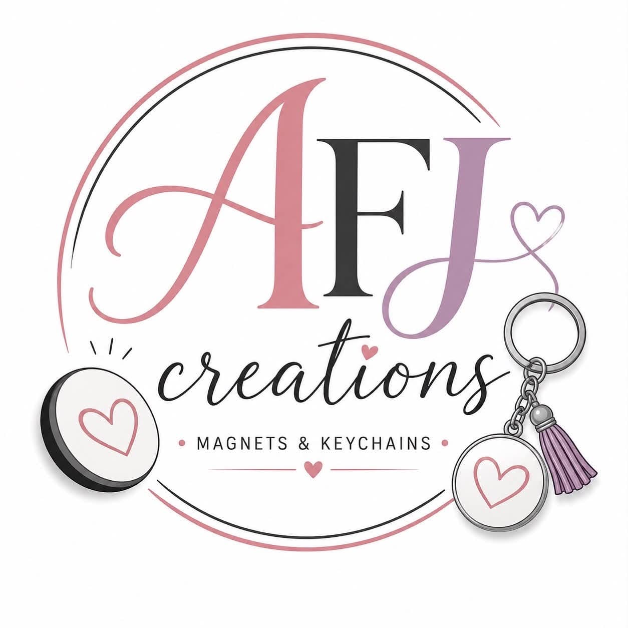 AFJ Creations Custom Magnets & Keychains